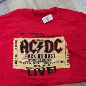 NWT, Size XXL, AC/DC Red Graphic Tee